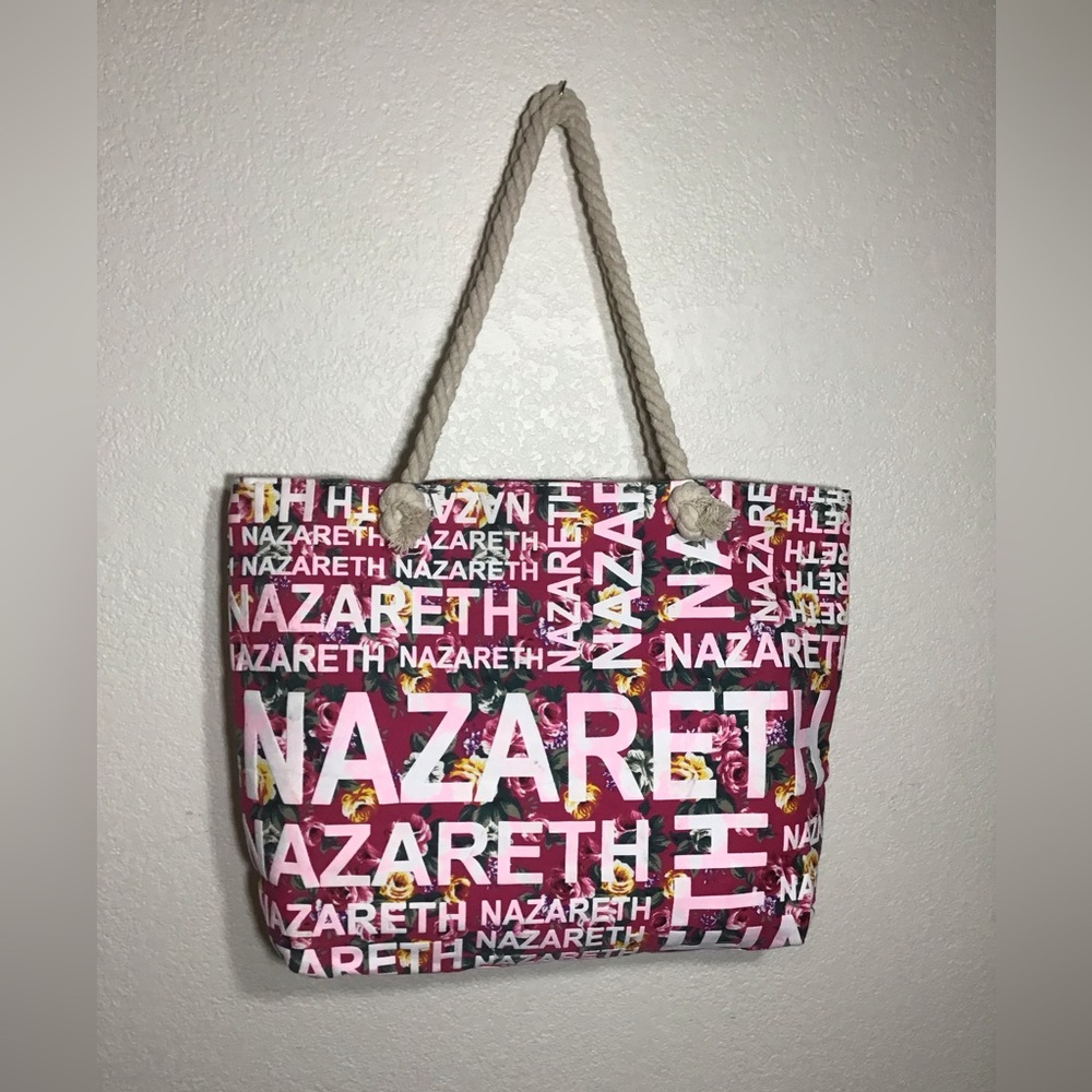 SUMMER TOTE LARGE BEACH BAG WATERPROOF CASUAL WITH ZIPPER NO DESIGNER.